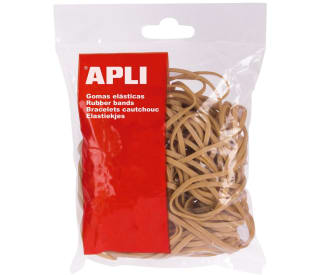 Gomas APLI 12859 elásticas 200 x 3 mm en bolsa 100g a solo 1,72€