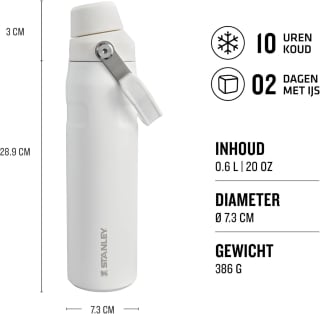 Stanley The Aerolight IceFlow Water Bottle Fast Flow 0.6L frost voor €33,95 bij Amazon