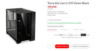 Torre Atx Lian Li O11 Vision por 129,60€