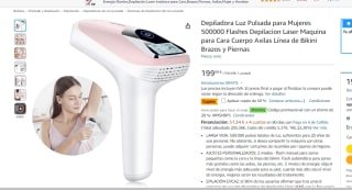 Depiladora Luz Pulsada para mujer 500000 Flashes por 43.90€