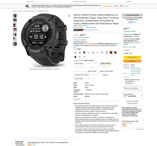 Garmin Instinct 2X Solar a solo 297,49€