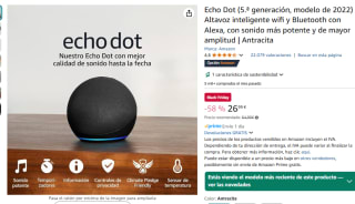 Echo Dot (5.ª generación, modelo de 2022) Altavoz inteligente por 26,99€ mas opciones en descripción