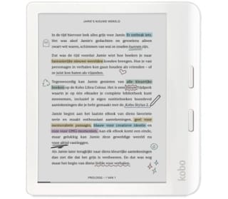 Kobo Libra Colour - Wit voor €209 bij Coolblue