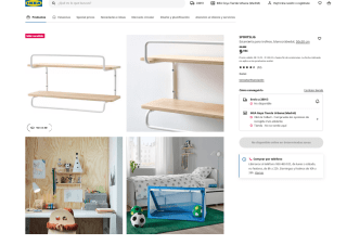 Estantería IKEA SPORTSLIG para trofeos 50x30cm por solo 9,99€