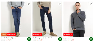 Tot 70% korting en het 2e artikel voor €1 bij Terstal