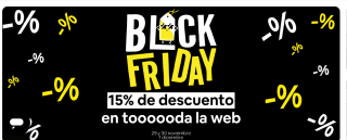 Balck Friday desde Ale-Hope descuento de 15%