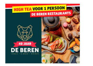 High Tea De Beren Voucher voor €17,50 bij Kruidvat