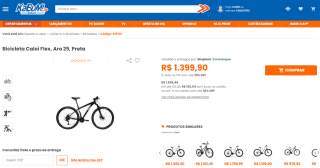 Bicicleta Caloi com Aro 29 Flex - R$ 1.399,90