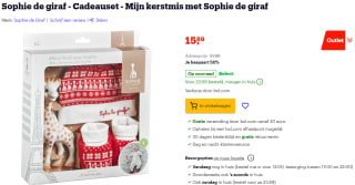 Sophie Giraffe Kerstgeschenk voor €15,89 bij bol.com