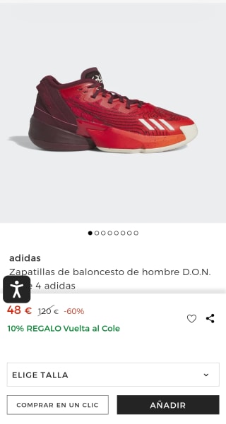 Adidas Zapatillas baloncesto de hombre D.O.N. Issue 4 por solo 48€
