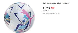 Balón Puma Orbita Serie A Hyb por 11.99€