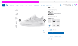 Zapatillas NIKE AIR FORCE 1 por solo 55€