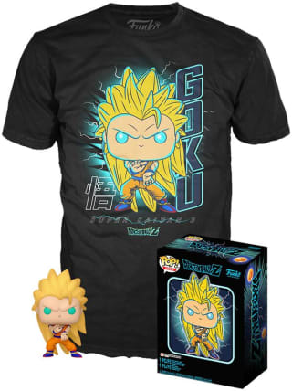 Funko Pop Goku glow in the dark camiseta y taza por 26,99€
