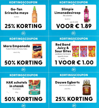 Diverse Albert Heijn kortingscoupons van juli/augustus 2023