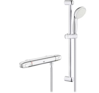 GROHE Grohtherm 1000 Thermostatische Douchekraan - Met comfort doucheset voor €119,95 bij Ibood voor €119,95 iBOOD