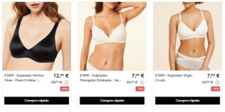 Etam ropa desde solo 0,99€ preciazos