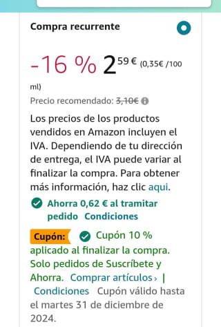 Lactovit Gel de ducha 750ml por1,71€.