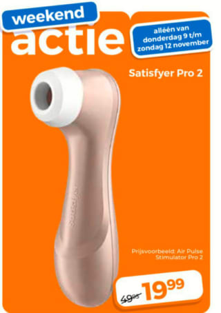 Satisfyer Pro 2 Luchtdruk Vibrator voor €19,99 bij Trekpleister