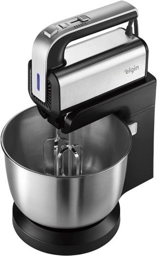 Batedeira da Elgin, modelo com 5 Velocidades Silver Blend - R$ 165,91