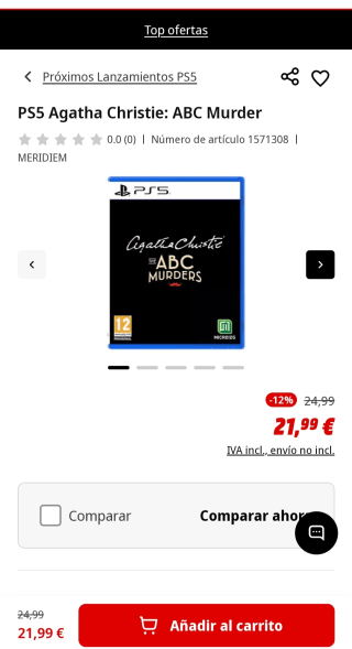 Juego para PS5 Agatha Christie: ABC Murder por 21,99€
