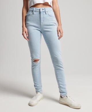 SuperDry Skinny dames jeans met hoge taille voor €27