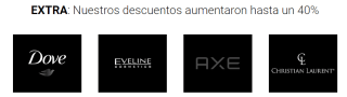 hasta 40% dto en las marcas y productos más populares