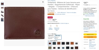 Billetera de Cuero Timberland por $268 | Descuento Amazon