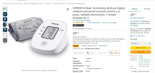 Tensiómetro de Brazo digital OMRON X2 por 26.99€