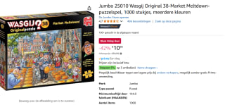 Wasgij Original 38 Kaasalarm puzzel - 1000 stukjes voor €10,99 bij Amazon
