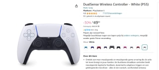 Sony PlayStation 5 DualSense Controller voor €49 bij Amazon