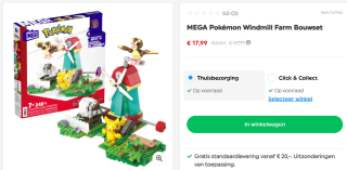 Mega Construx Pokemon - Countryside Windmill voor €17,99 bij Smythstoys