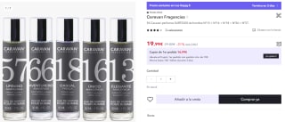 Preciazos en perfumes de marca en Miravia