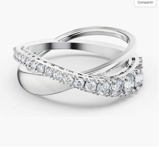 59% de descuento en Anillo Swarovski Twist