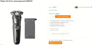 Philips SHAVER Series 5000 S5887/10 scheerapparaat voor €59,99 bij Blokker