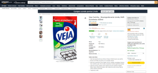 Desengordurante da Veja, aroma Limão com 2 uni de 400ml - R$ 16,72