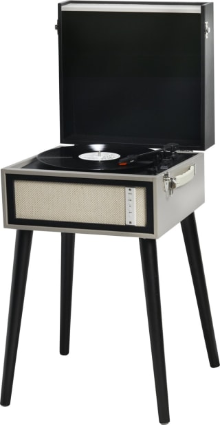 Denver VPL-150BT, retro platenspeler met luxe opbergkoffer voor €35 bij Prijsmepper in Assen