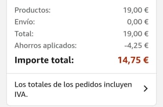 Pack 10×400gr Maria Dorada Gullón por 14,75€.