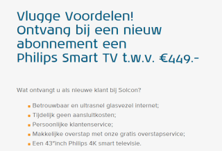 Philips 43PUS7009 - 43 inch - 2024 bij Solcon bij een 1-jarig internetabonnement
