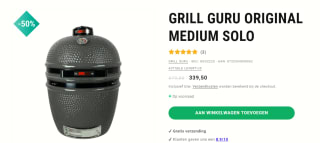 Grill Guru Original Medium Kamado Solo voor €339,50 bij Harlembbq