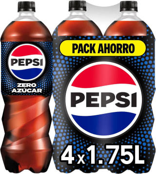 4 botellas Pepsi Zero 1.75L por 3,74€