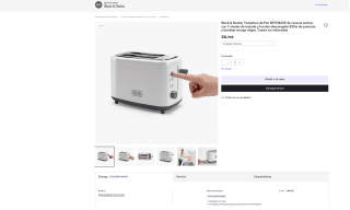 Tostadora Black + Decker doble ranura por solo 11,70€