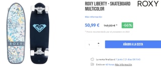 Skateboard Roxy Liberty por 50.99€