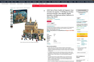 LEGO Harry Potter Castillo de Hogwarts Gran Comedor por 143,99€
