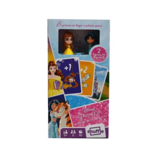 Juego de Cartas Shuffle Princesas Disney Carrera hasta el Palacio Infantil con Figuras de Personajes por 3€