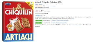 2 Paquetes de Artiach Chiquilin Galletas, 875g por 5.47€