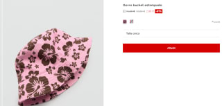 Gorro bucket estampado por 2.99€