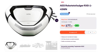 AEG Robotstofzuiger RX8-1-4SWN voor €177 bij iBOOD