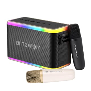 BlitzWolf BW-WA6 80W bluetoothspeaker/karaoke set voor €53,74 bij Banggood