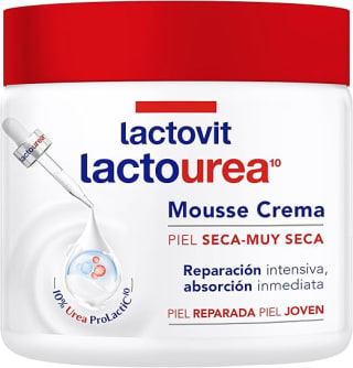 2 tarros Lactovit Mousse Crème Hidratante Lactourea para Cuerpo y Cara de 24 Horas Hidratación por 5,84€