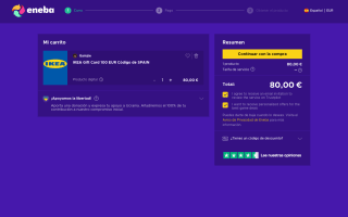 Tarjeta regalo Ikea de 100€ por tan solo 80€ en Eneba